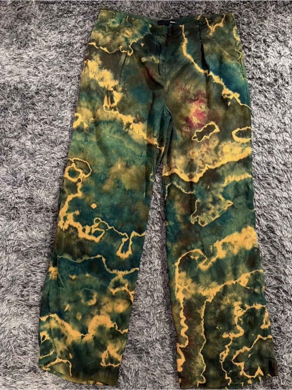 Geode tie dye pants